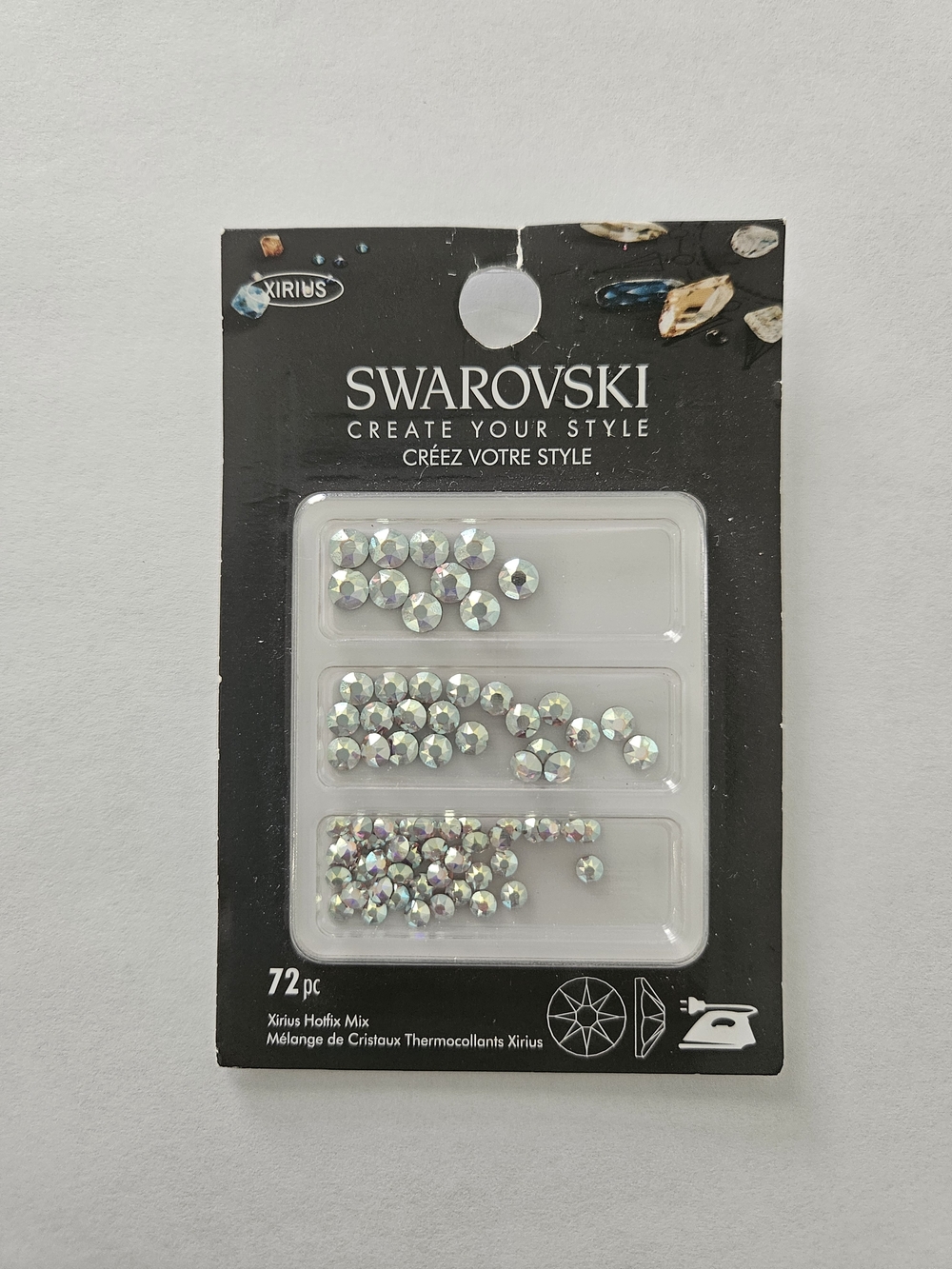 NWT Swarovski "Create Your Style" 72-piece Xirius Hotfix Mix